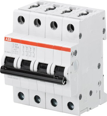 ABB Выключатель автоматический 4-полюсной S204 Z8