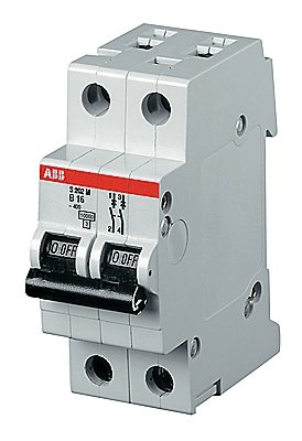 ABB Выключатель автоматический 2-полюсный S202P C10