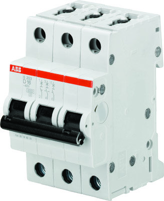 ABB Выключатель автоматический 3-полюсной S203 D6