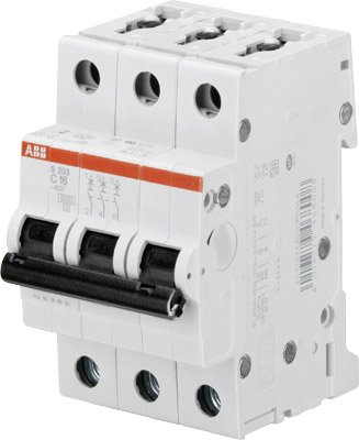 ABB Выключатель автоматический 3-полюсной S203M C8