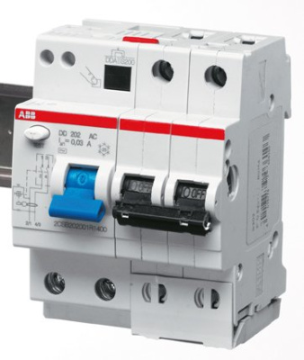 ABB Выключатель автоматический дифференциального тока 4мод. DS202 AC-C16/0,03