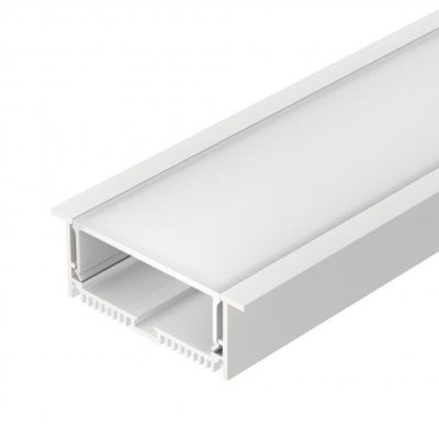 Arlight Профиль с экраном SL-LINIA88-F-2500 WHITE+OPAL (Алюминий)