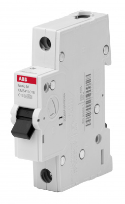 ABB Выключатель автоматический 1P, 25A, C, 4,5кА, BMS411C25