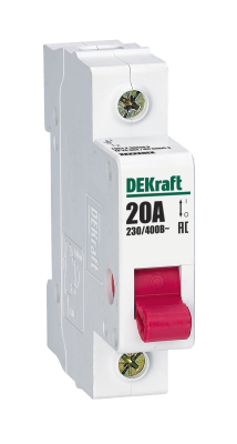 DEKraft ВН-102 Выключатель-разъединитель 1Р 125А