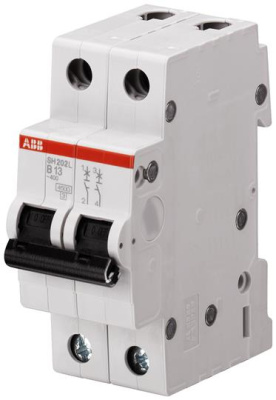 ABB Выключатель автоматический 2-полюсной SH202 B 20
