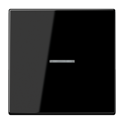 Клавиша JUNG LS-design, LS 990, LS plus одноклавишная с индикацией, с подсветкой, цвет черный