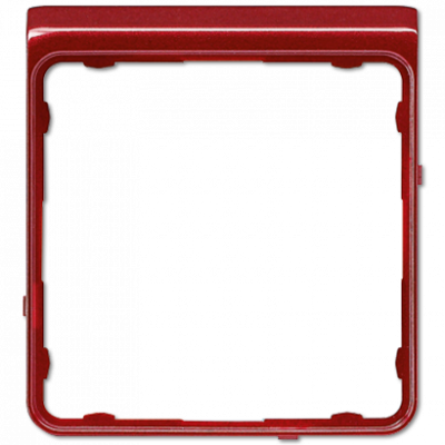 JUNG CD plus Красный металлик Рамка внешняя цветная