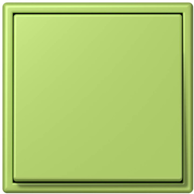 Клавиша JUNG LS 990 Les Couleurs Le Corbusier одноклавишная без подсветки, цвет 32052 vert clair