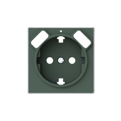 Накладка на электрическую розетку с USB type-A двойная ABB SKY, цвет комодоро