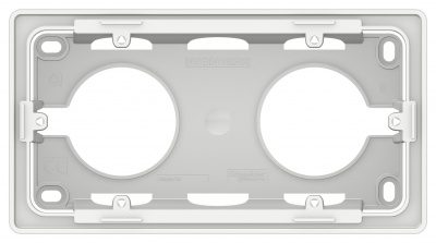 SE Unica New Бел Коробка 2-ая для открытой установки