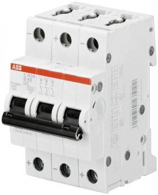 ABB Выключатель автоматический 3-полюсной S203M C20UC