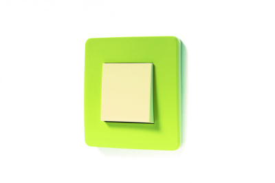 Рамка Schneider Electric Unica New Studio 1 пост, горизонтальный, вертикальный монтаж, цвет зеленое яблоко, пластмасса