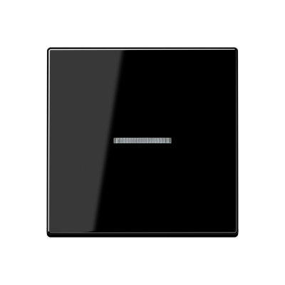 Клавиша JUNG A 500, A 550, A creation, A flow одноклавишная с индикацией, с подсветкой, цвет черный