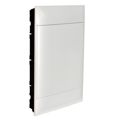 Пластиковый щиток Legrand Practibox S, для встраиваемого монтажа (в полые стены), цвет двери "Белый", на 54 модуля