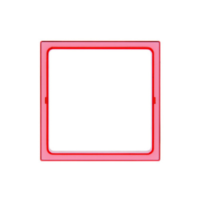 Simon 27 Play Красная прозрачный Вставка декоративная для рамок с вырезом под декор
