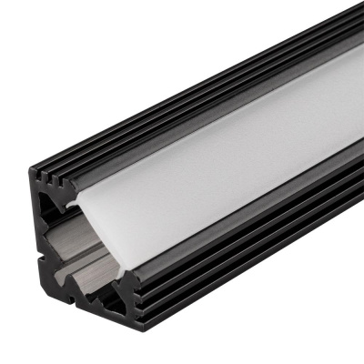 Arlight Профиль PDS45-T-2000 ANOD Black RAL9005 (Алюминий)