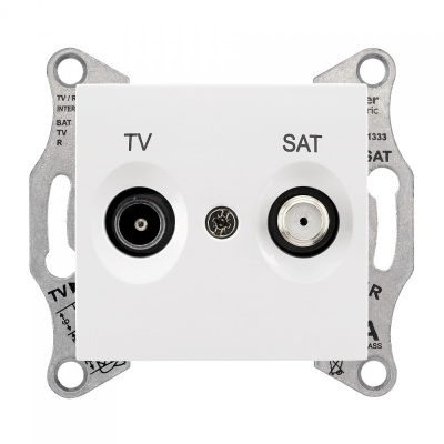 SE Sedna Бел Розетка TV/SAT оконечная 1dB