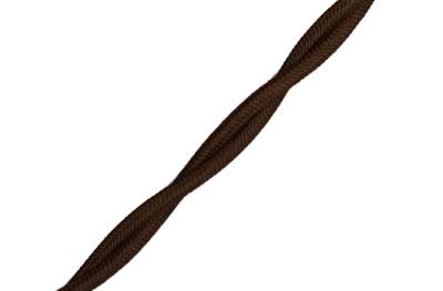 BIRONI Витой провод 3*1,5, цвет коричневый матовый, бухта 50м