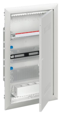 ABB Шкаф мультимедийный с дверью с радиопрозрачной вставкой (3 ряда) UK636MW