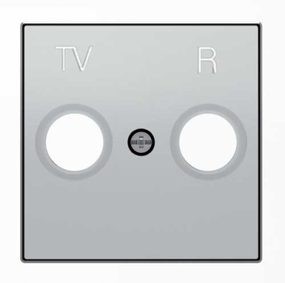 ABB SKY Серебристый алюминий Накладка для TV-R розетки