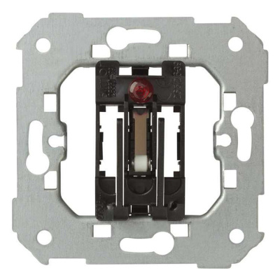 Simon 75 Мех Выключатель под карточку с 1 микровыключателем, проходной со свет.индик, 6А(2А), 250В, S82,82N,88