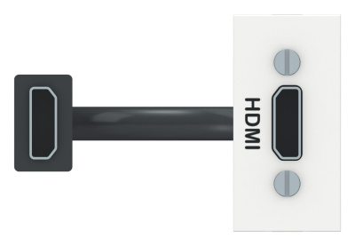 SE Unica Modular Бел Розетка HDMI, 1 модуль