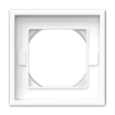 Рамка Systeme Electric ArtGallery 1 пост, IP44, горизонтальный, вертикальный монтаж,  цвет белый, пластмасса