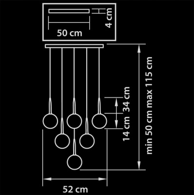 Подвесная люстра Lightstar Escica 806050