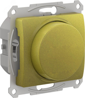 SE Glossa Фисташковый Светорегулятор (диммер) повор-нажим, LED, RC, 400Вт, мех.