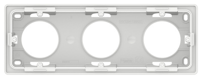 SE Unica New Бел Коробка 3-ая для открытой установки