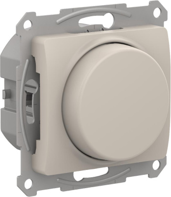 SE Glossa Молочный Светорегулятор (диммер) повор-нажим, LED, RC, 400Вт, мех.