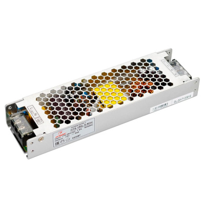Arlight Блок питания HTS-150L-5-Slim (5V, 30A, 150W) (IP20 Сетка, 3 года)