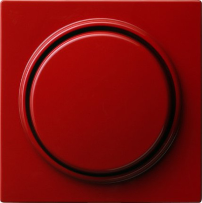 Gira S-Color Красный Накладка для светорегулятора с кнопкой
