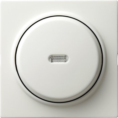 Клавиша Gira S-Color одноклавишная с индикацией, с подсветкой, цвет белый